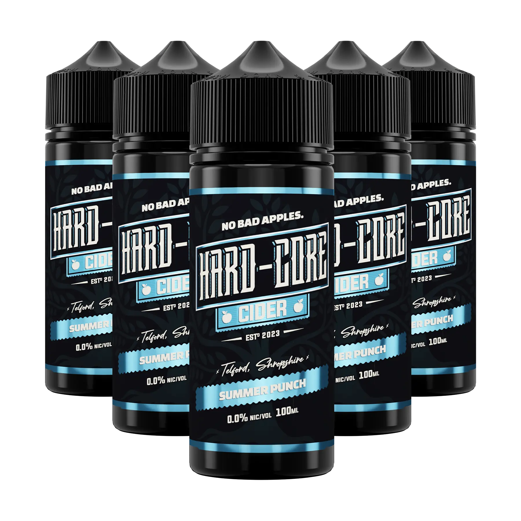 Hard-Core - 100ml E Liquid Shortfill (Bundle of 5)