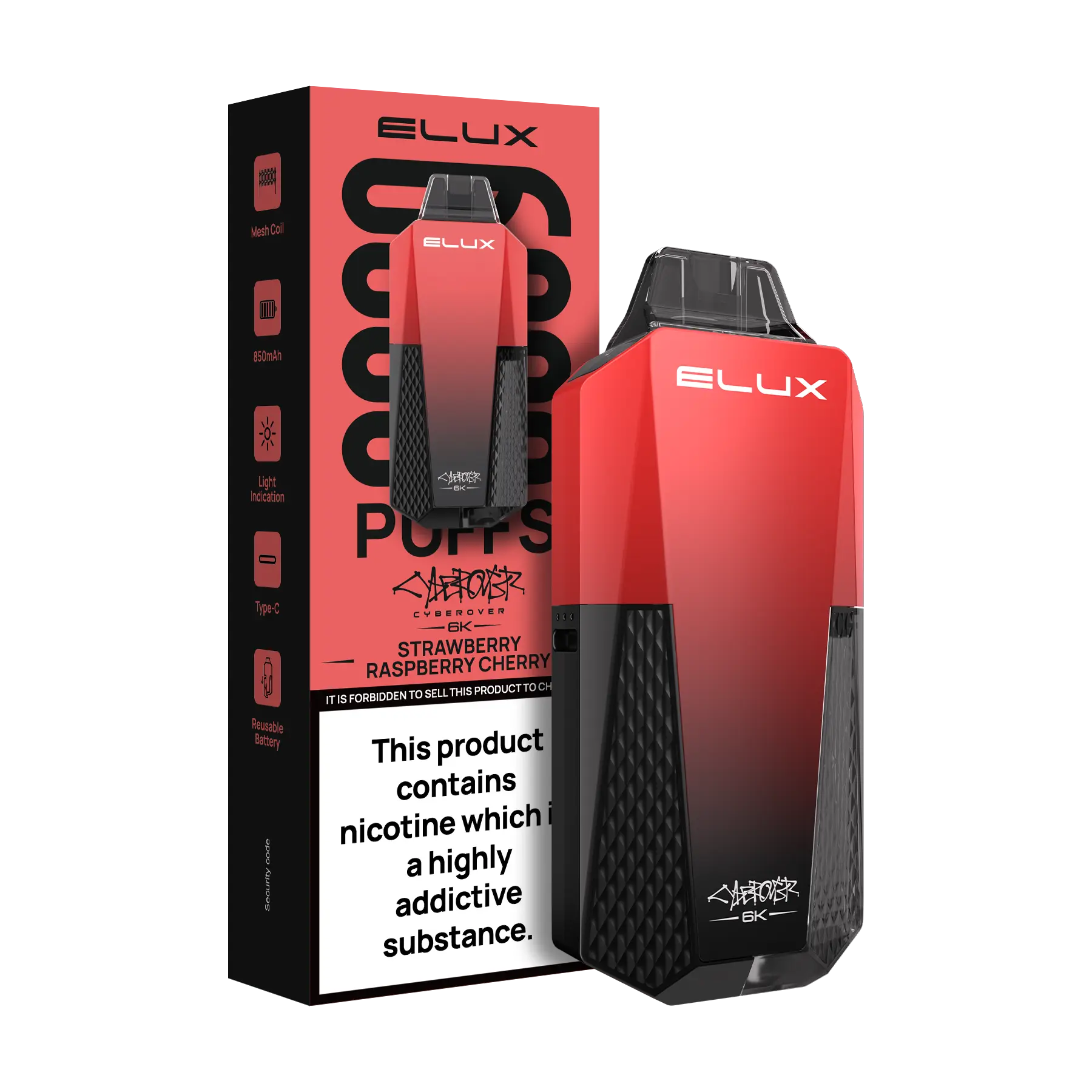 Elux Cyberover 6K Disposable Vape Kit