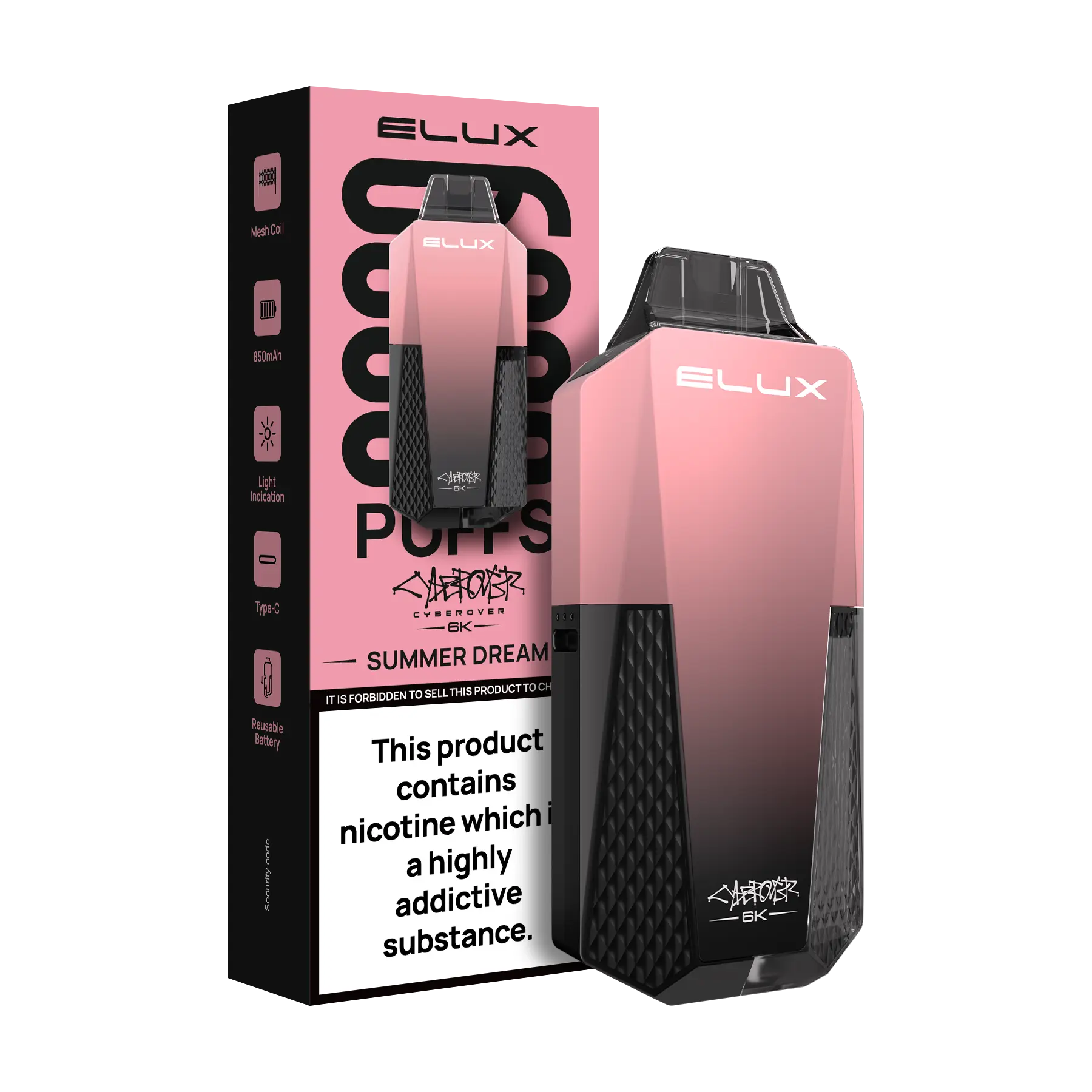 Elux Cyberover 6K Disposable Vape Kit