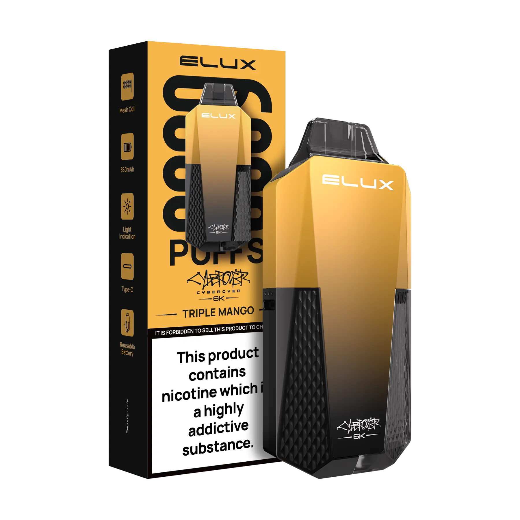 Elux Cyberover 6K Disposable Vape Kit