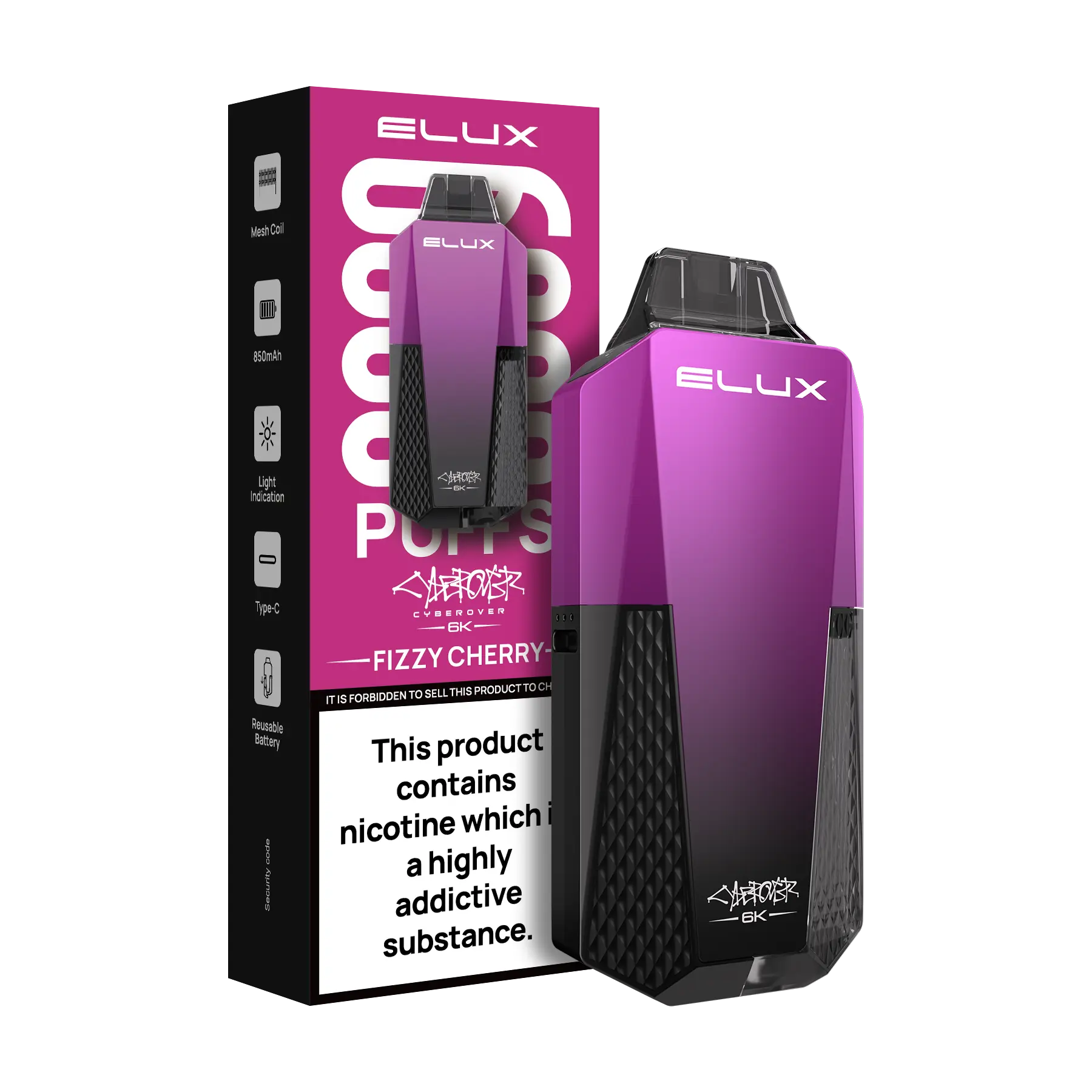 Elux Cyberover 6K Disposable Vape Kit