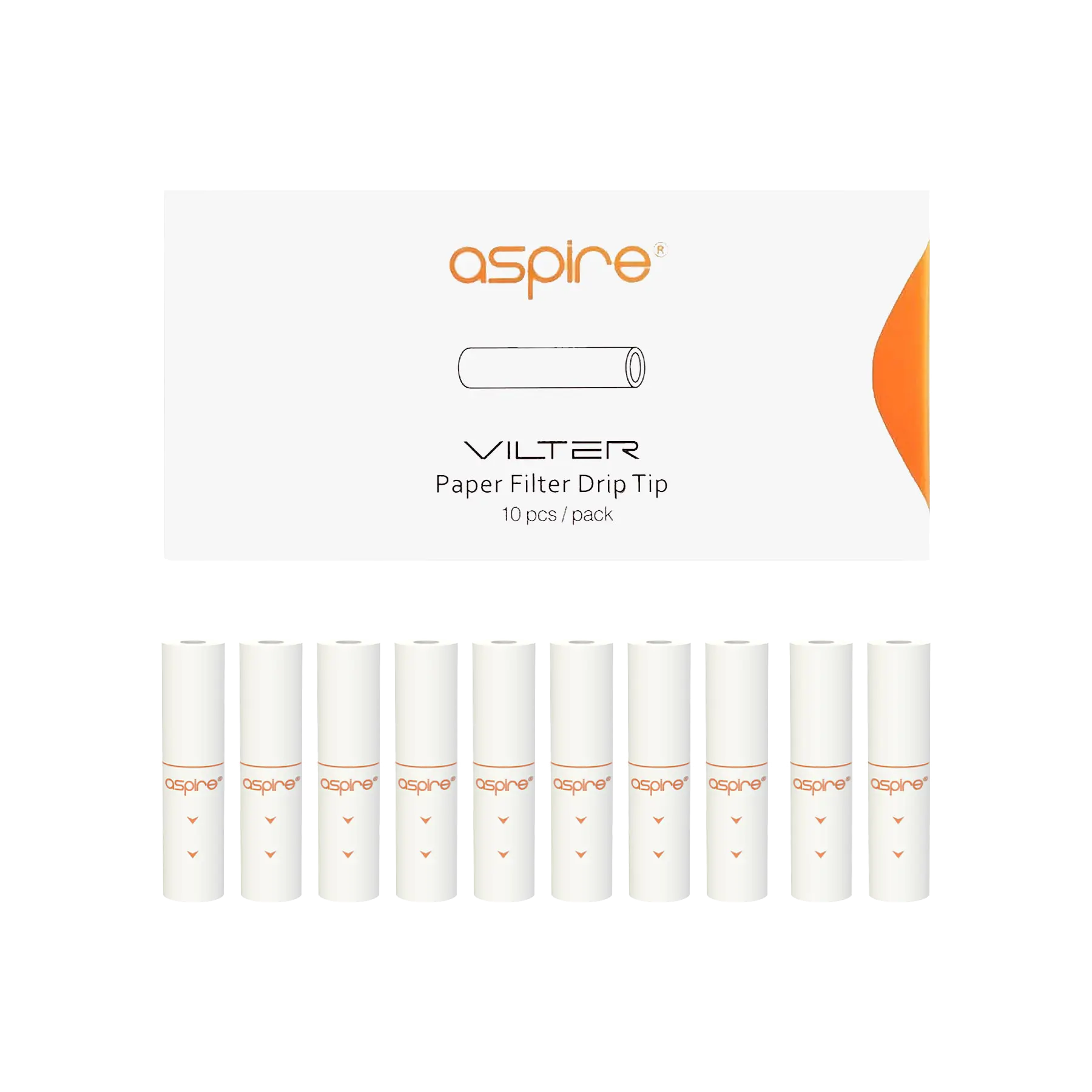 Aspire UK Vilter Replacement Filters (Pack of 10)