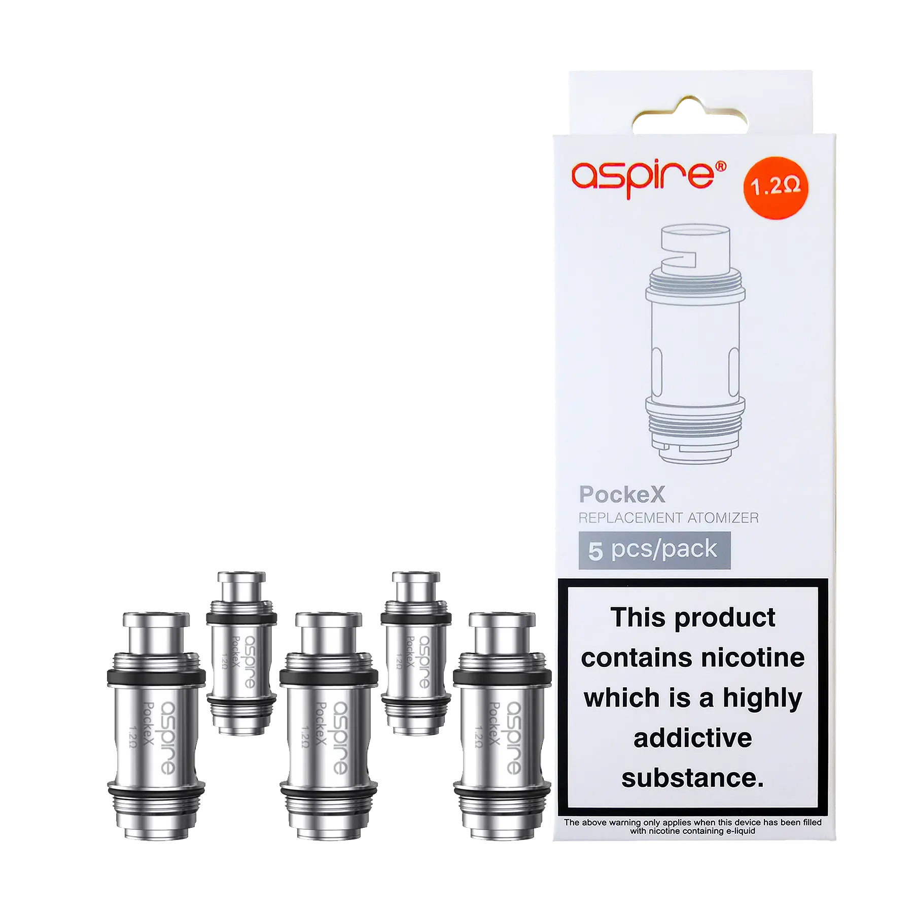 Aspire PockeX Coils - 5 Pack