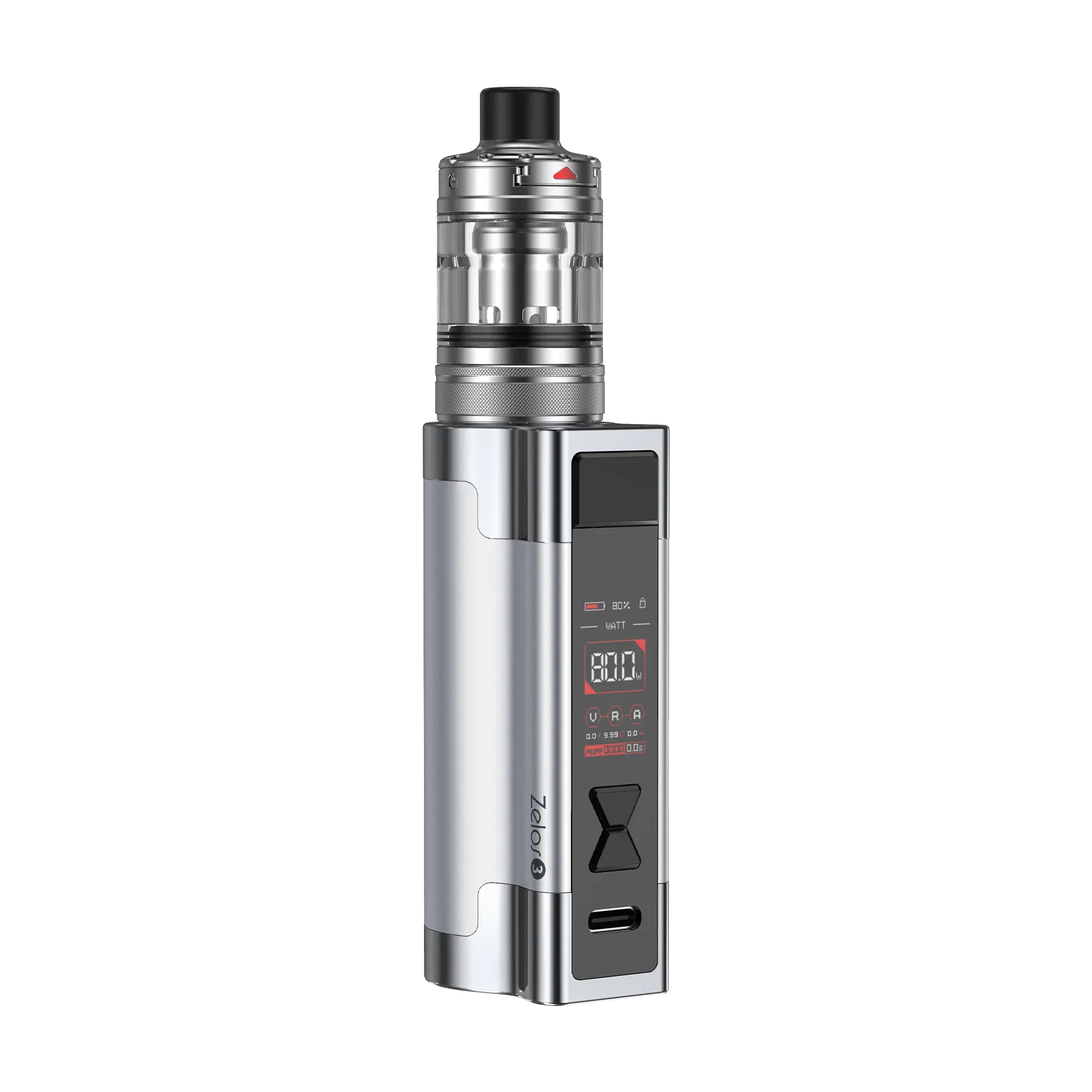 Aspire UK Zelos 3 Mouth To Lung Kit - Silver